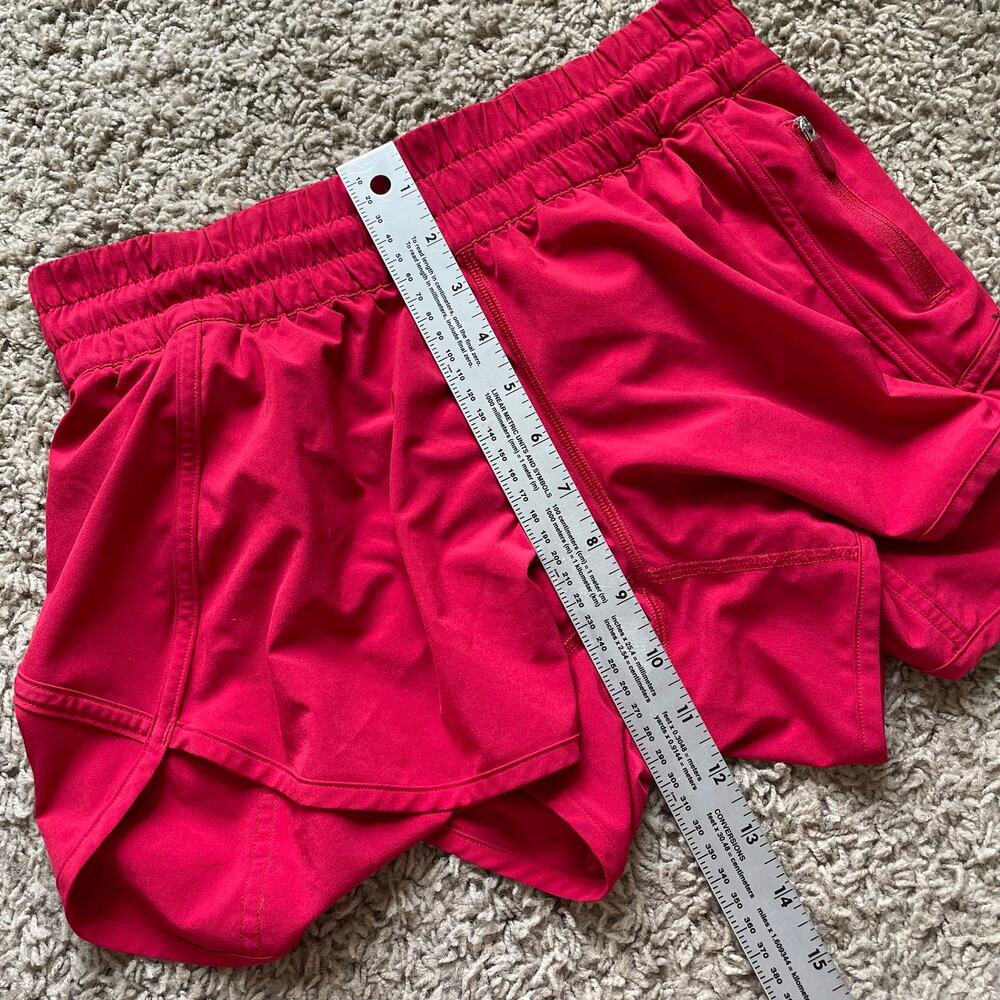 Lululemon Tracker Short V *4" in Red Lined size 8 - Picture 14 of 14